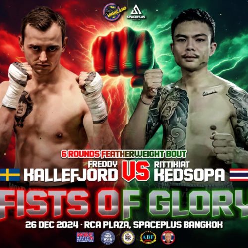 <strong>FREDDY KÄLLEFJORD BOXAR I THAILAND BOXING DAY</strong>